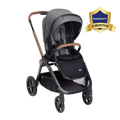 Mysa Stroller Black Satin